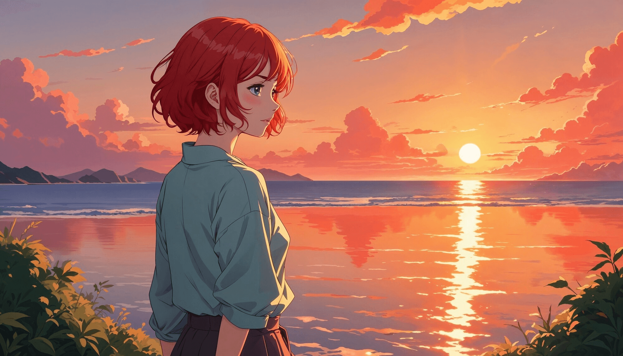 Anime style AI photo