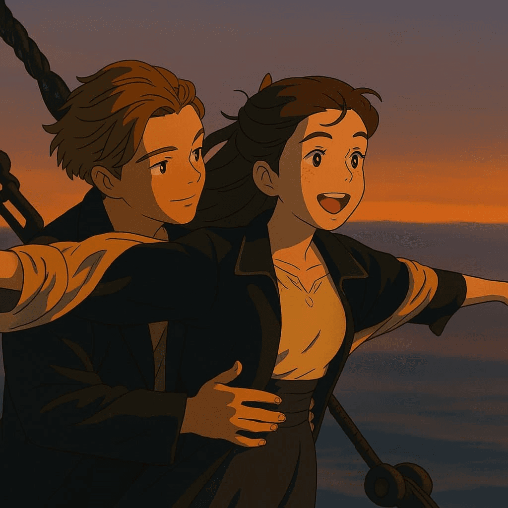Ghibli style AI photo